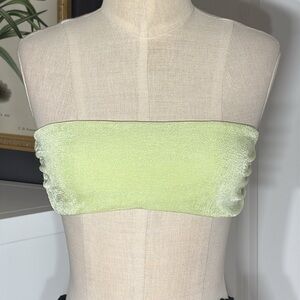 Lime shimmer bralette